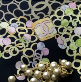 Shop Vintage Chanel Silk Scarf Reimagined | Exclusively Ours