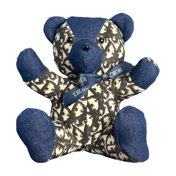 Dior Trotter Scarf Teddy Bear at Vintage Luxe Up