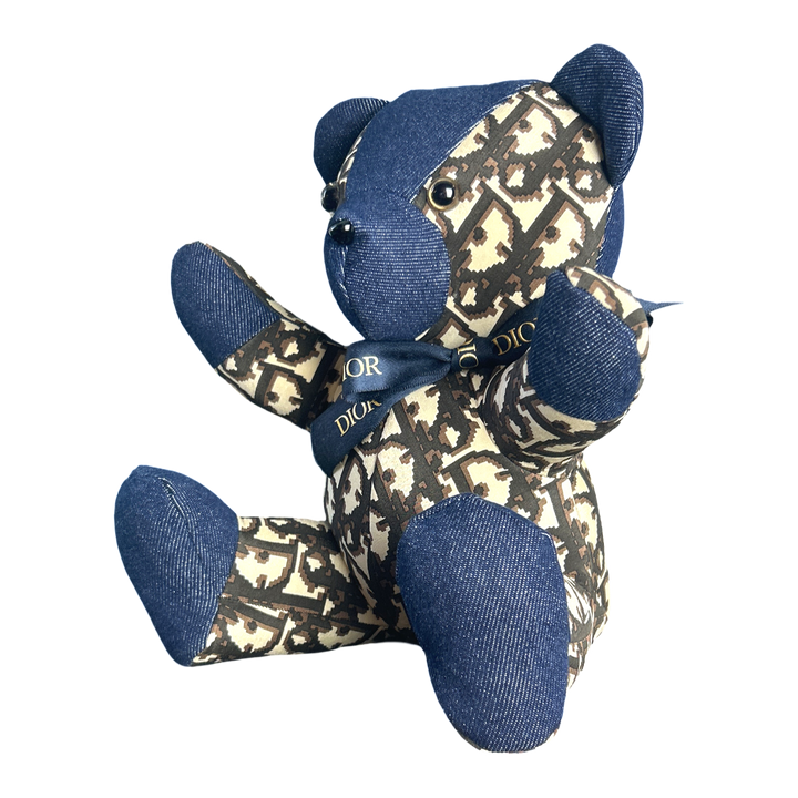 Dior Trotter Scarf Teddy Bear at Vintage Luxe Up
