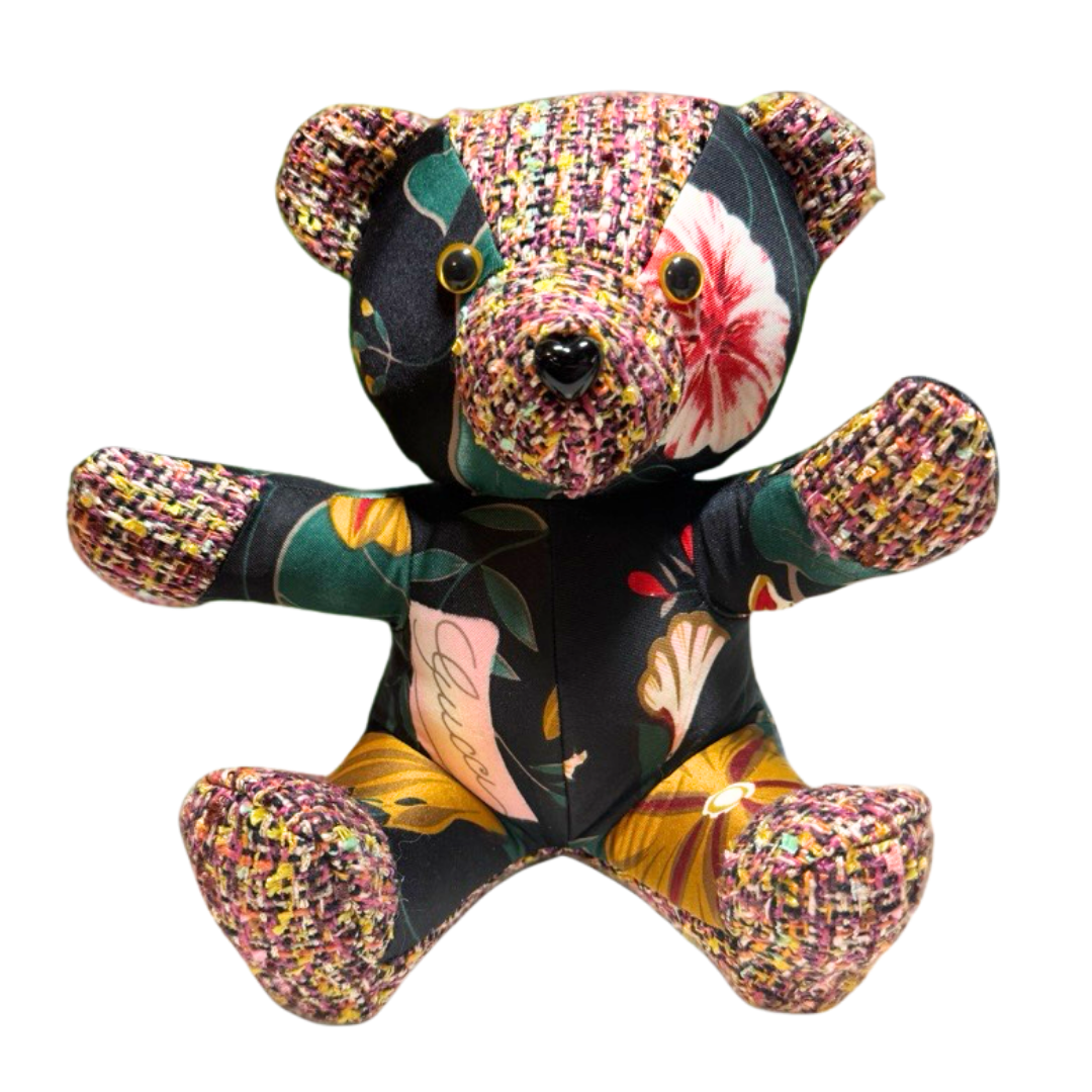 Ours En Peluche Lolita Lempicka 31 Cm - Collection Luxe, Foulard Logo, édition Rare