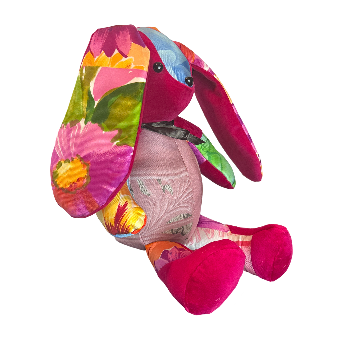 Vintage Gucci Scarf Patchwork Bunny at Vintage Luxe Up