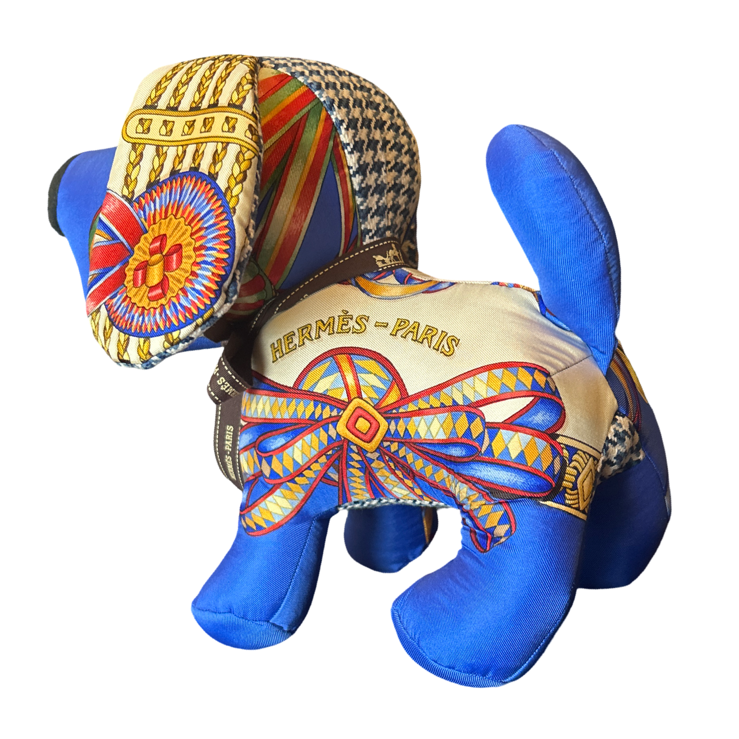 Hermes Rubans du Cheval Scarf Patchwork Puppy at Vintage Luxe Up