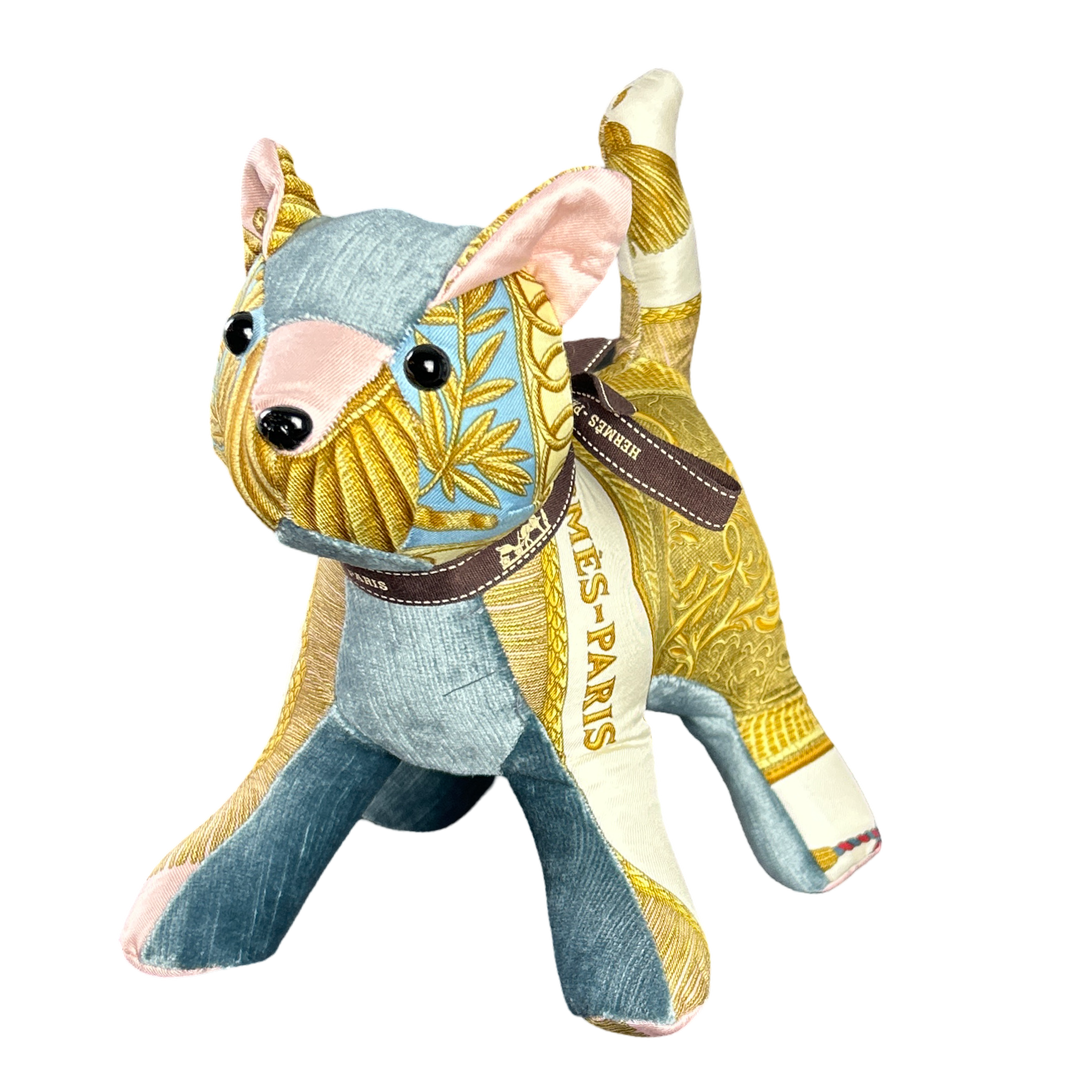 Hermes Poste et Cavalerie Scarf Kitten at Vintage Luxe Up