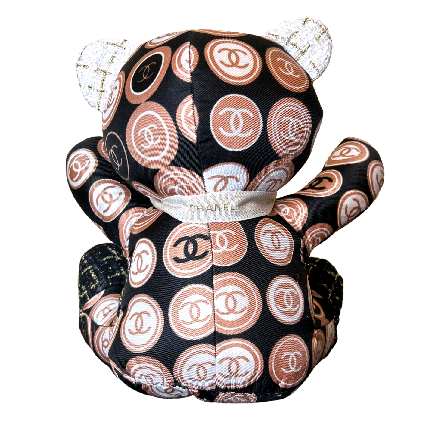 CC Vintage Silk Scarf Tender Teddy Bear