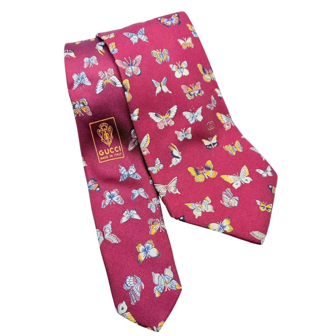 Gucci Butterfly Necktie