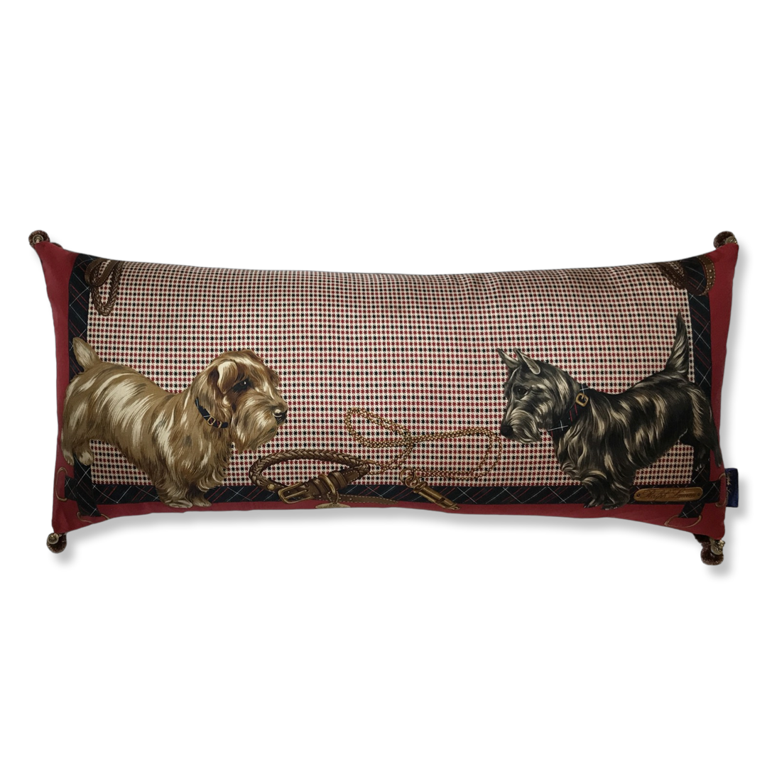 Best In Show Vintage Silk Scarf Pillows