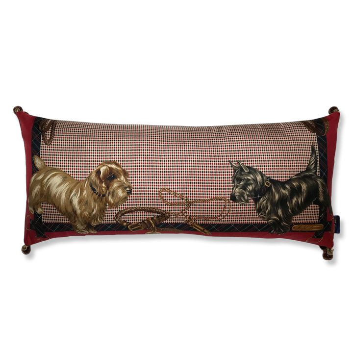 Best In Show Vintage Silk Scarf Pillows