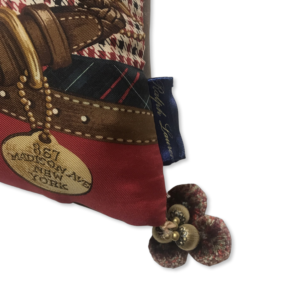 Best In Show Vintage Silk Scarf Pillows