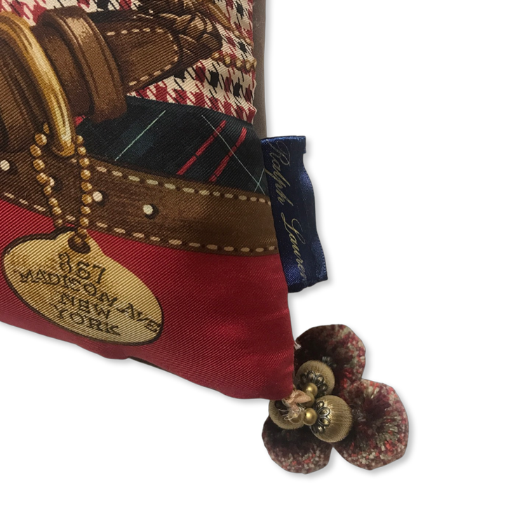 Best In Show Vintage Silk Scarf Pillows