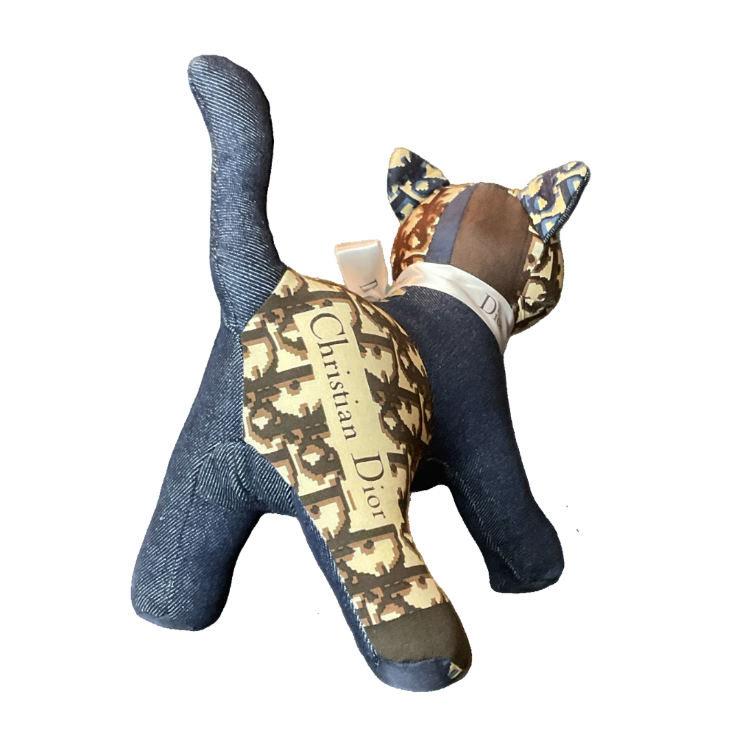 Dior Trotter Scarf Kitten at Vintage Luxe Up