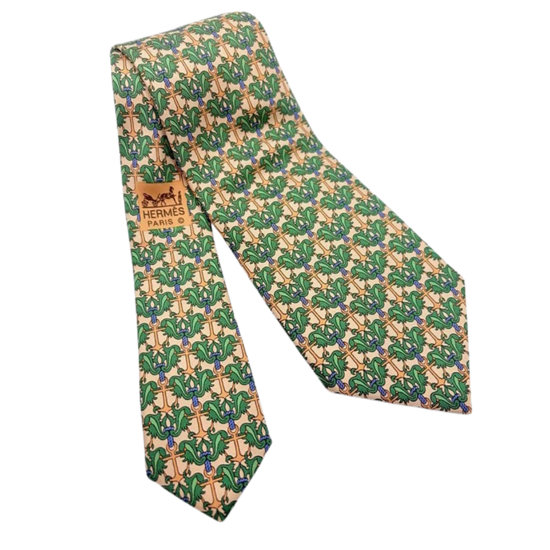 Hermes Anchor Necktie