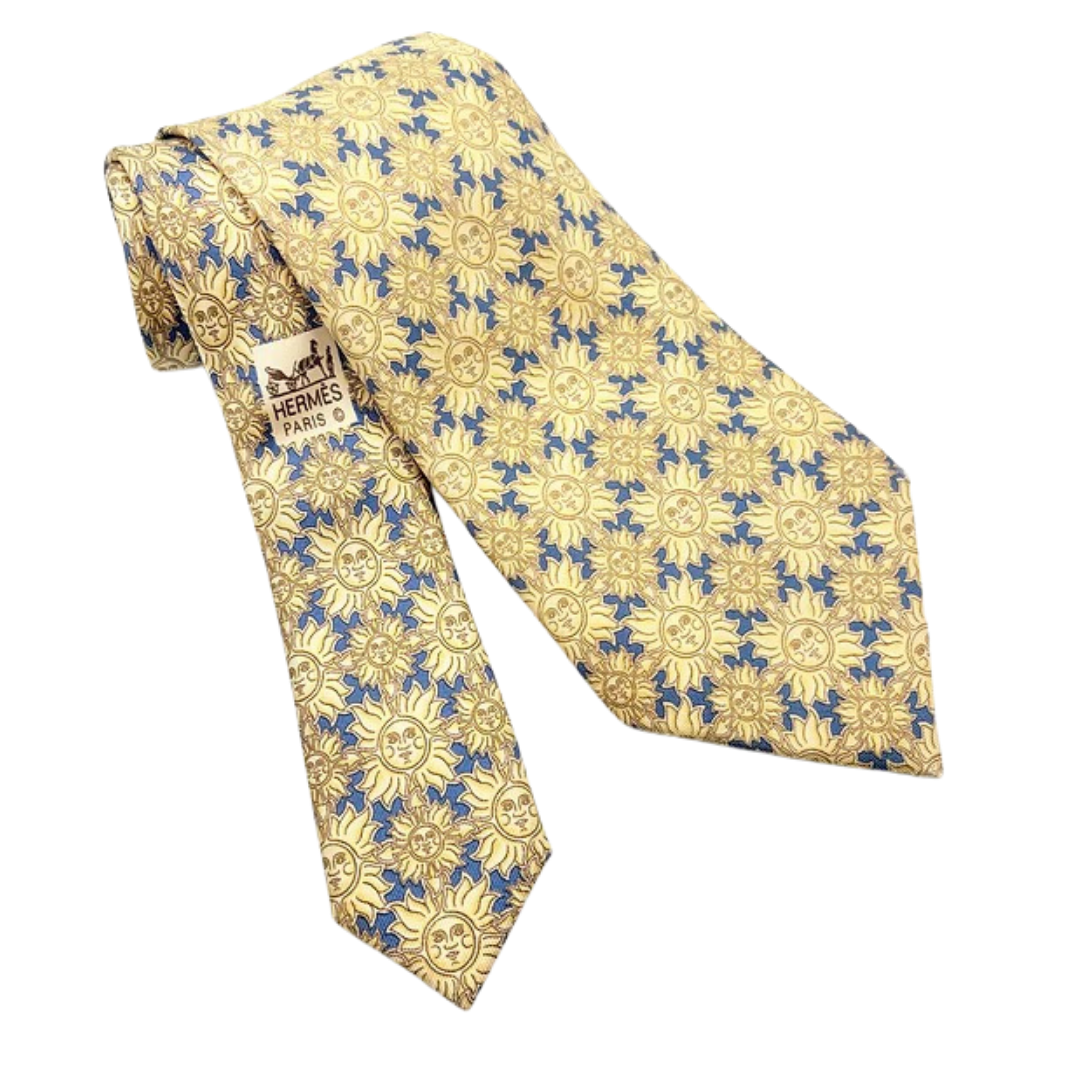 hermès soleil necktie