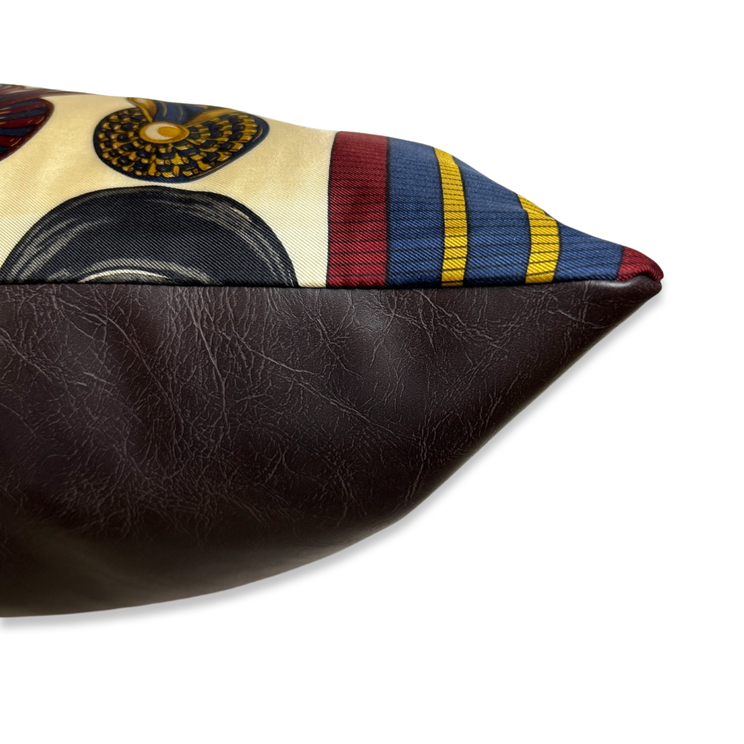 Equestrian Vintage Silk Scarf Pillows