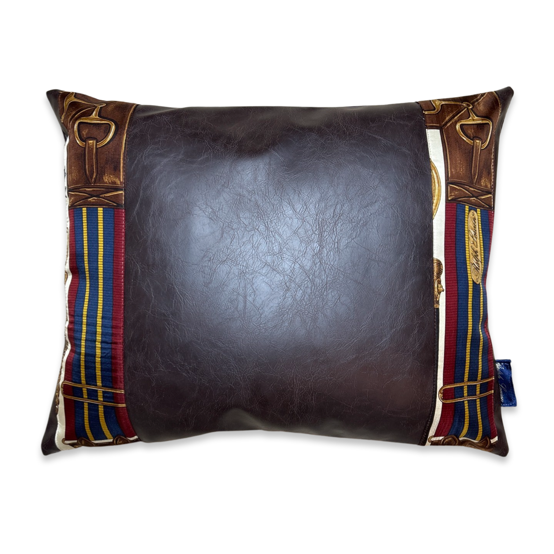 Equestrian Vintage Silk Scarf Pillows