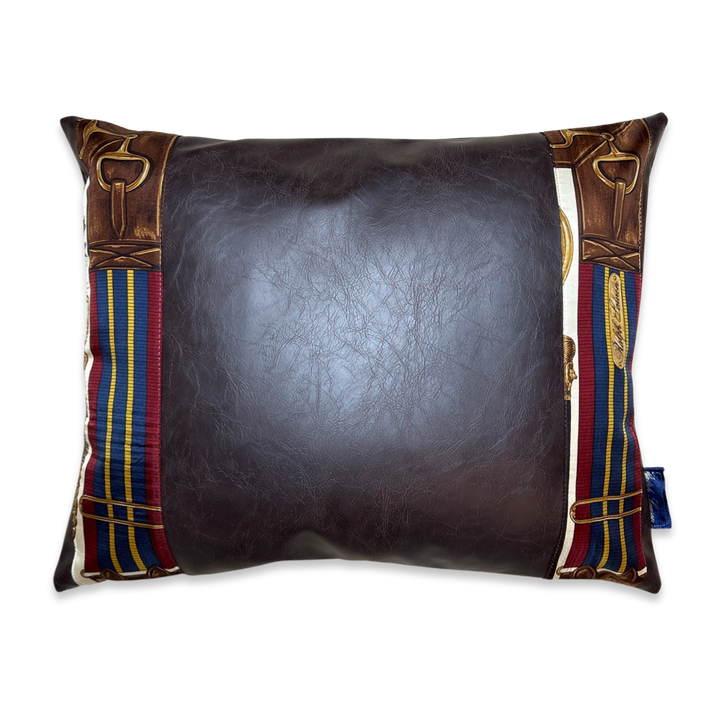 Equestrian Vintage Silk Scarf Pillows