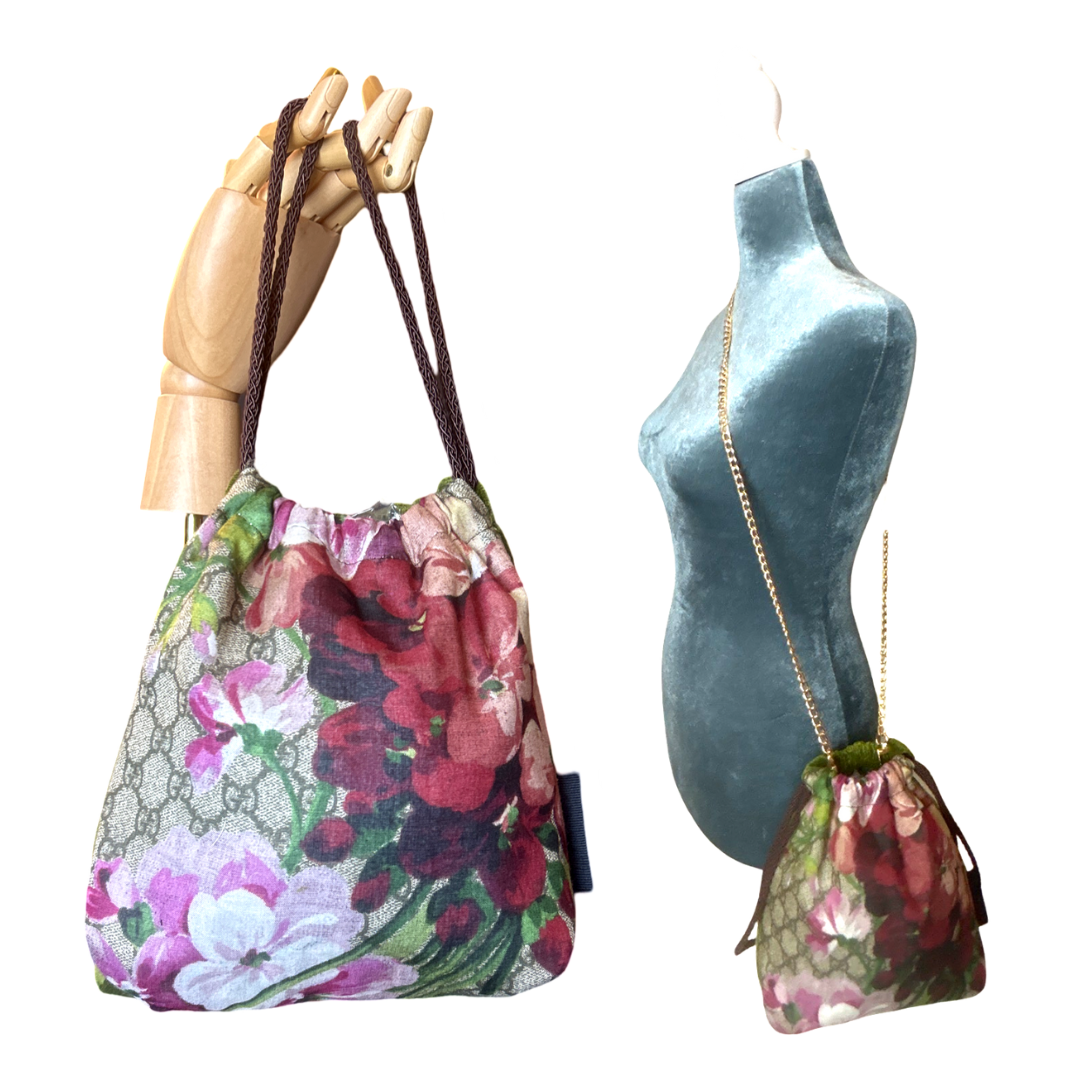 Gucci GG Blooms Pink Scarf Gucci Crossbody Bag