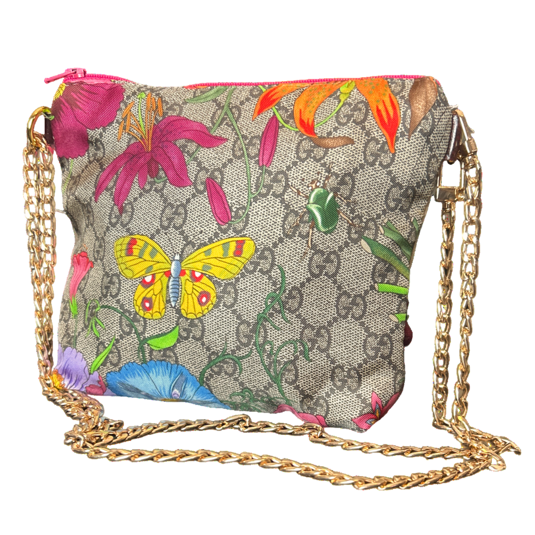 Gucci GG Logo Flora Scarf | Gucci Crossbody Bag exclusively at