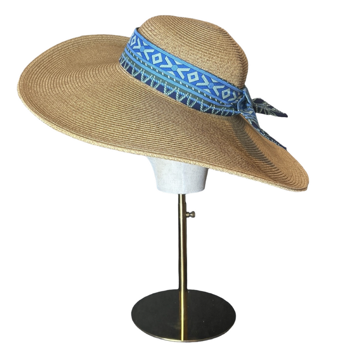 Gucci Harness Logo Scarf Straw Hat exclusively at Vintage Luxe Up