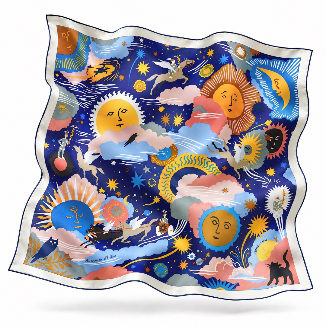 HERMES ROYAUME D'HELIOS SCARF