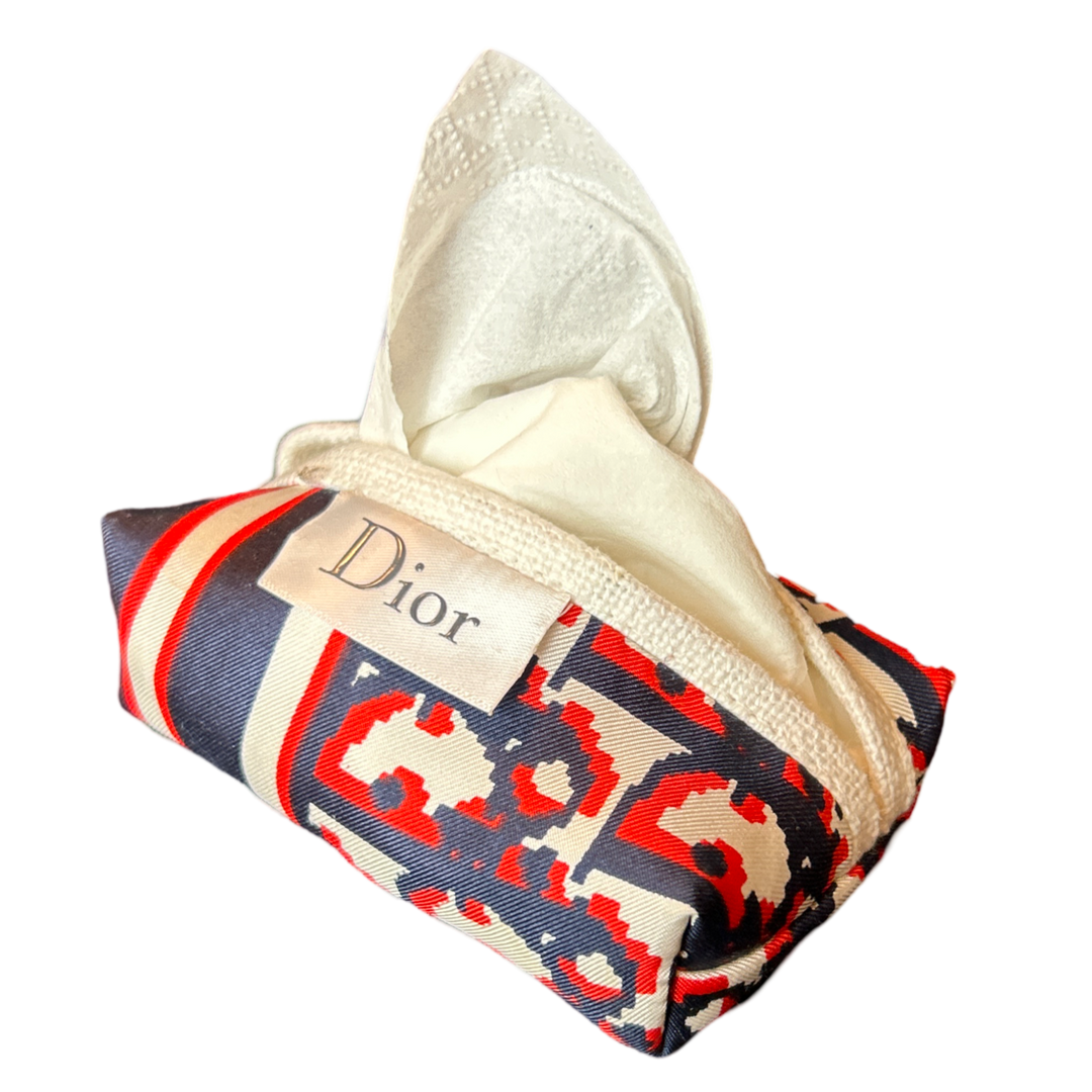 Dior Trotter Scarf Travel Tissue Pouch
