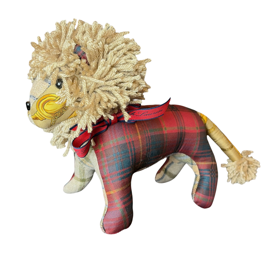 Ralph Lauren Tartan Scarf Lion at Vintage Luxe Up