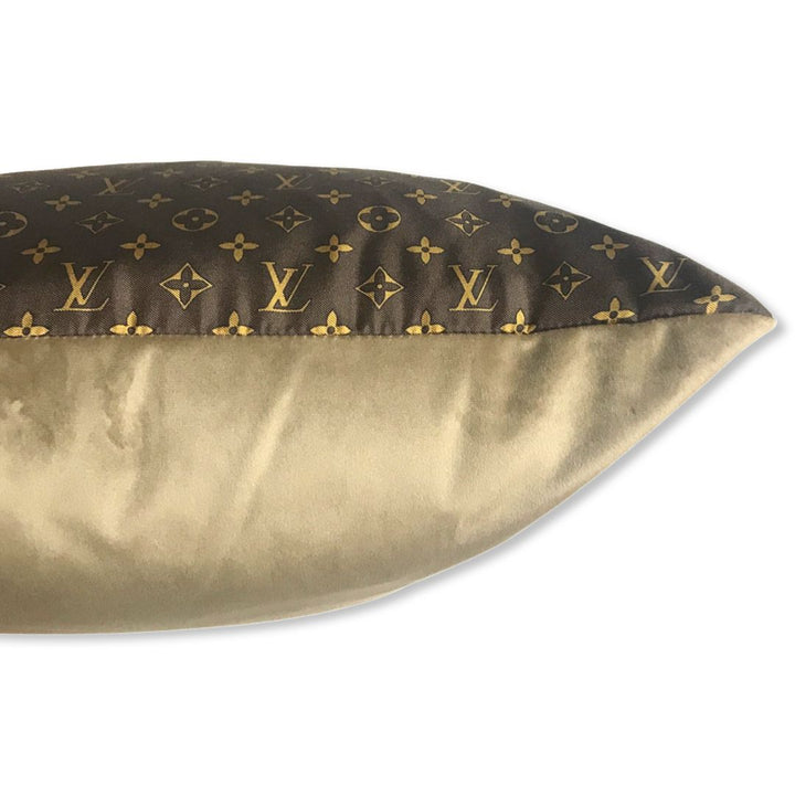 Monogram Luggage Vintage Silk Scarf Pillows
