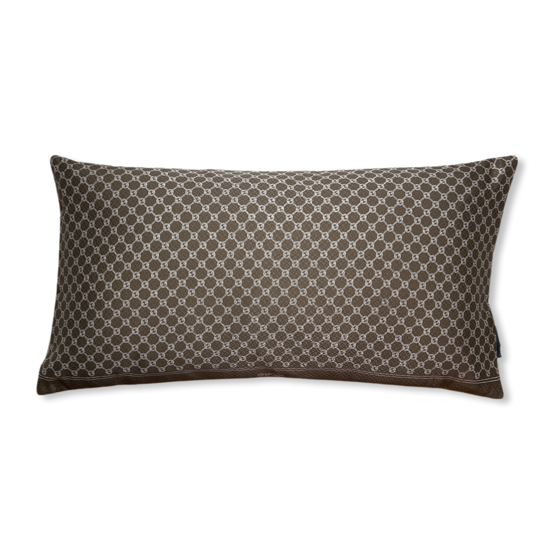 Retro GG Logo Vintage Silk Scarf Pillows
