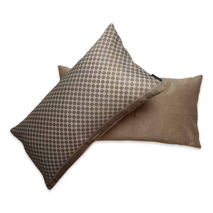 Retro GG Logo Vintage Silk Scarf Pillows