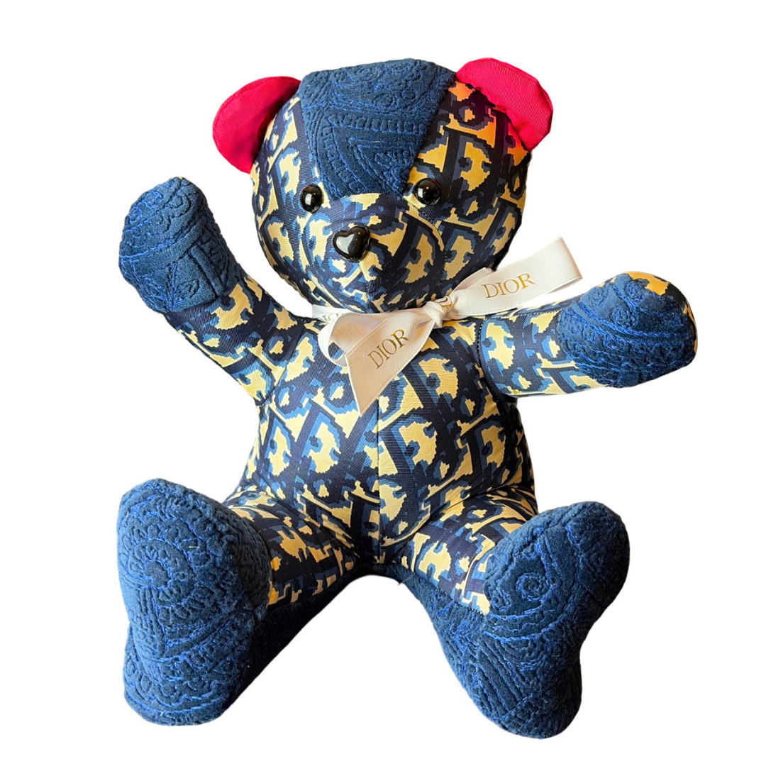 Dior Trotter Scarf Teddy Bear