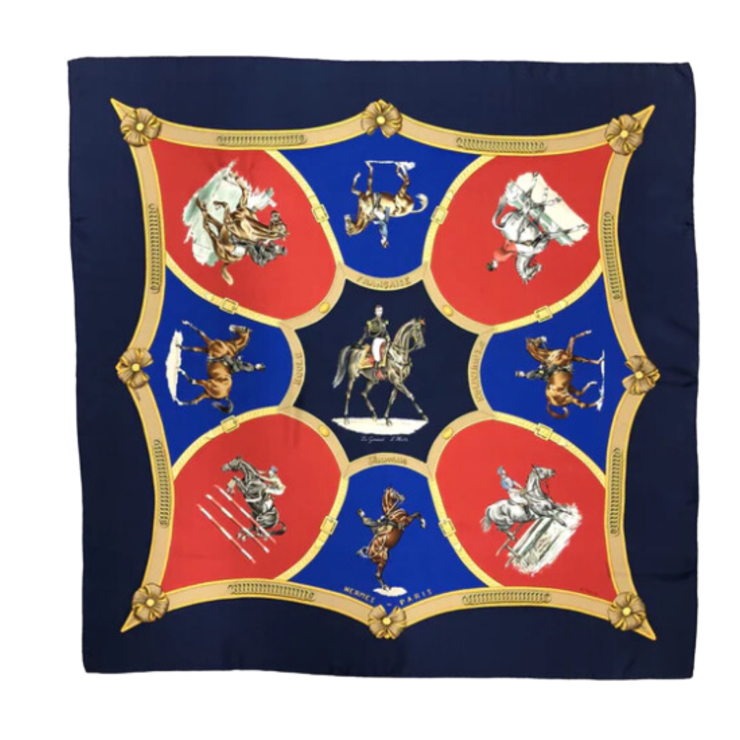 HERMES General l'Hotte Scarf | Hermes Crossbody Bag