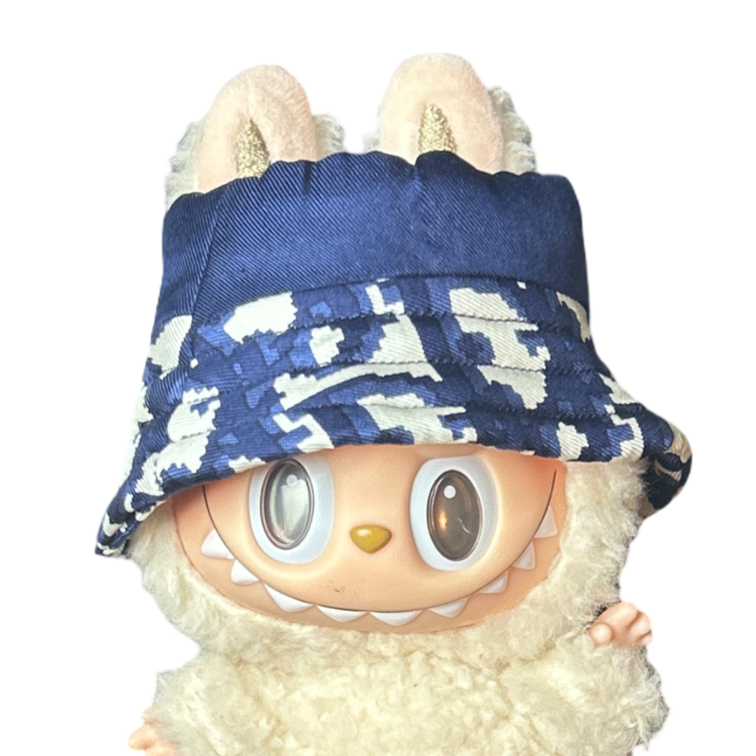 Dior Trotter Vintage Scarf Labubu Hat at Vintage Luxe Up