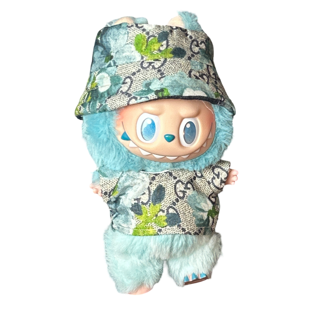 Gucci GG Blooms Vintage Scarf Labubu Hat & Shirt