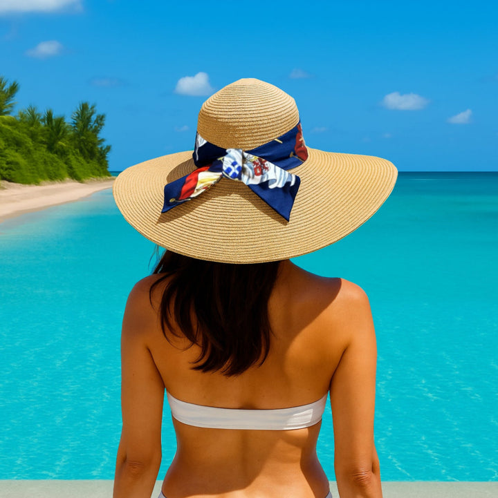 Hermes Pavois Scarf Sun Hat at Vintage Luxe Up