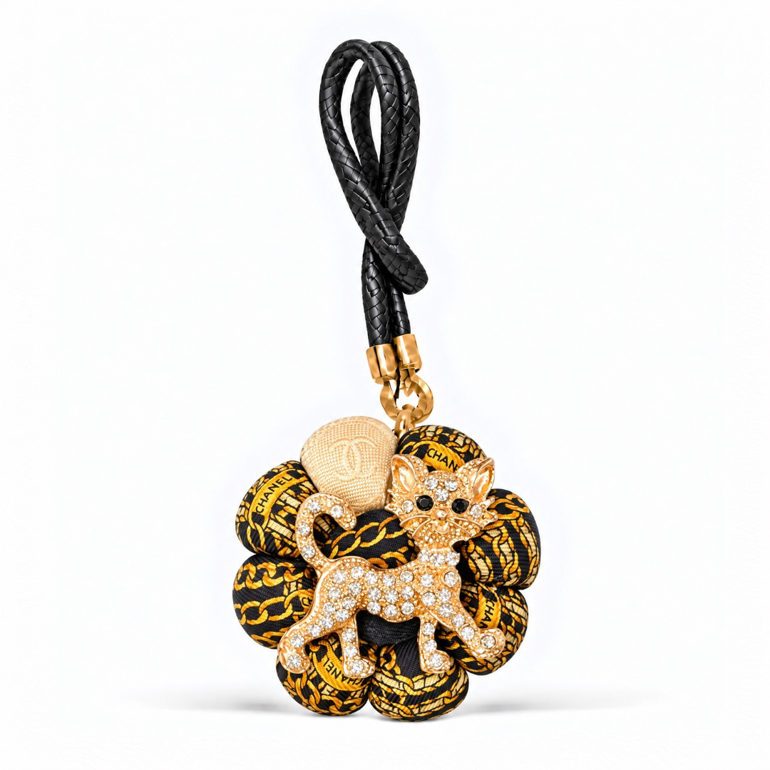 Chanel CC Kitten Bag Charm | Chanel Handbags