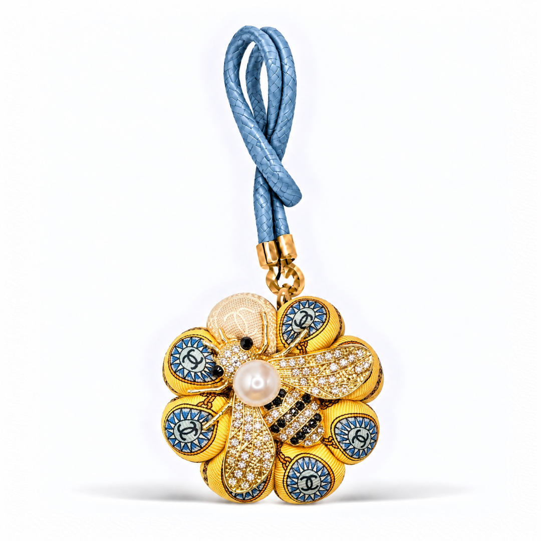 Chanel CC Bumblebee Bag Charm | Chanel Handbags