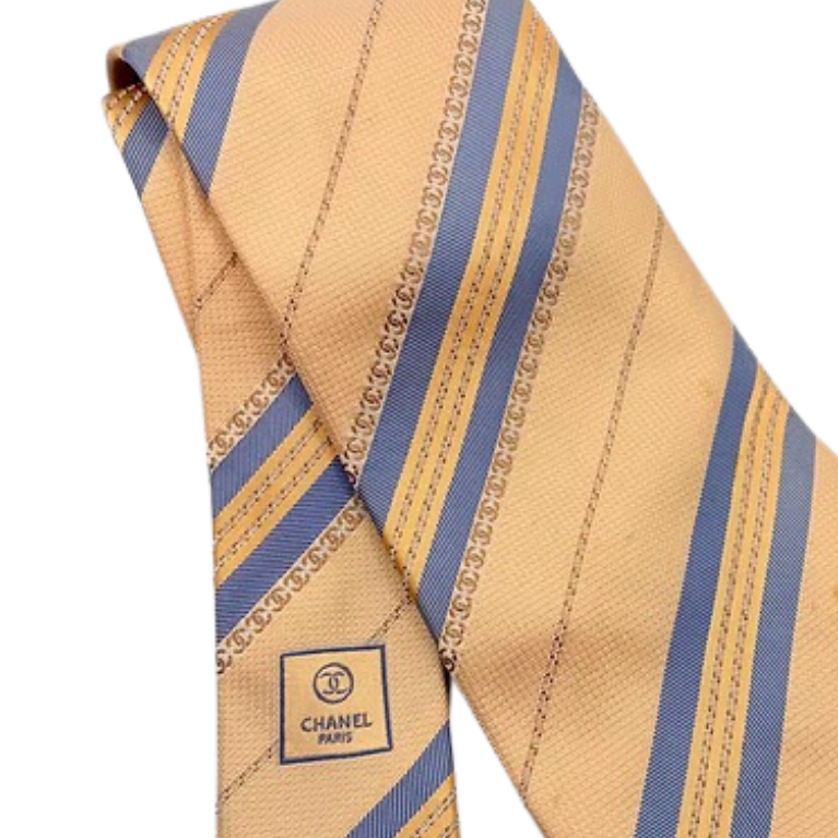 Chanel Stripe Necktie