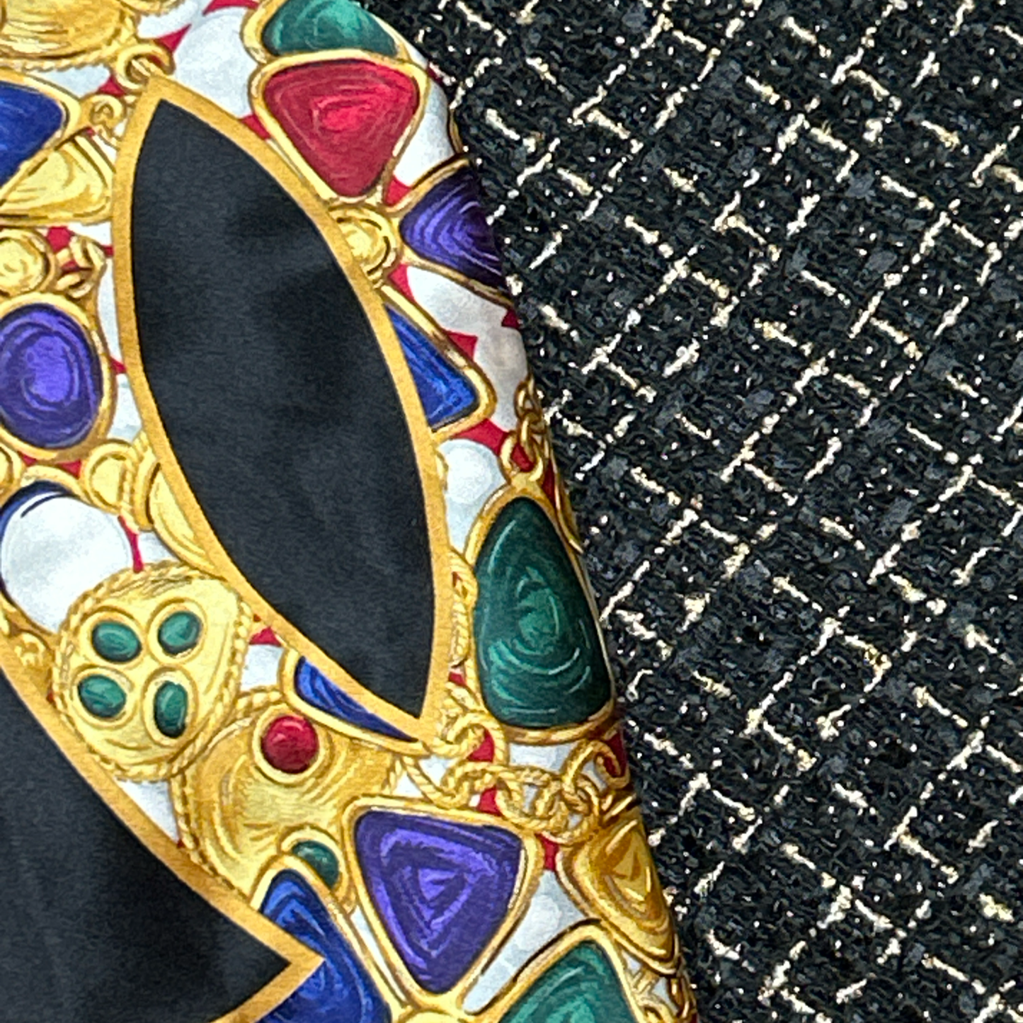 CC Vintage Silk Scarf Pillows 19"