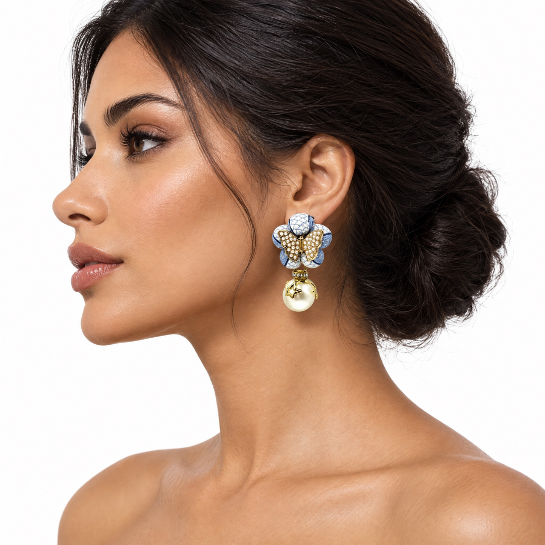 Chanel Butterfly Earrings | Chanel Jewelry