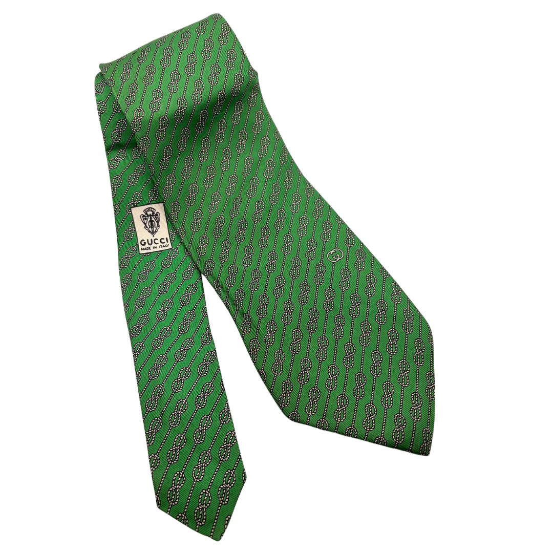 gucci green necktie