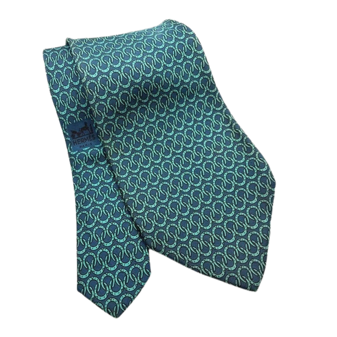 hermes horseshoe necktie