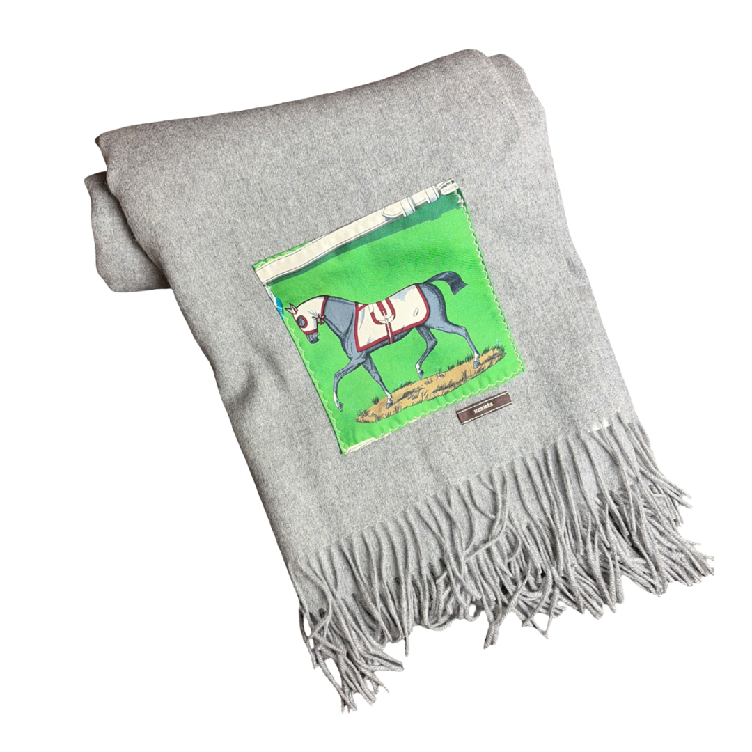 Hermès Couvertures et Tenues du Jour Cashmere Throw | Vintage Luxe Up