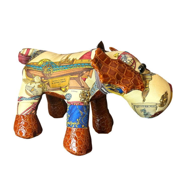 Hermes Le Musee Scarf Moose at Vintage Luxe Up