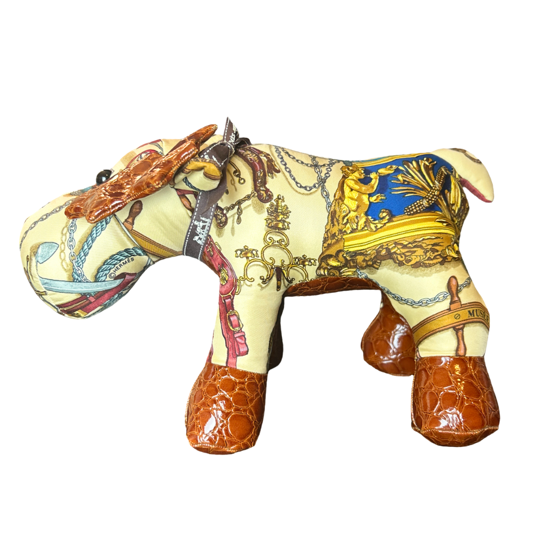Hermes Le Musee Scarf Moose at Vintage Luxe Up