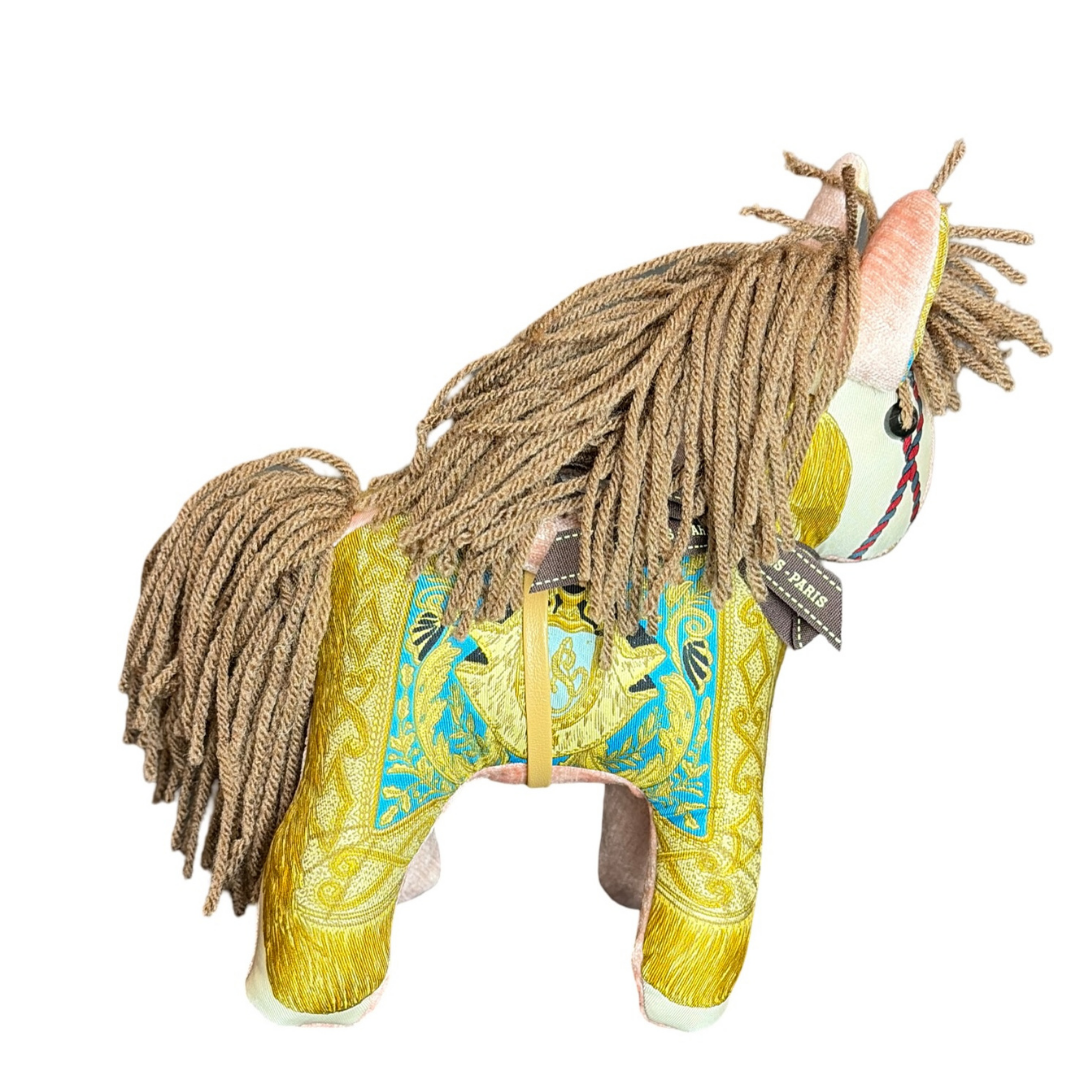 Hermes Poste et Cavalerie Scarf in Noble Pony Design