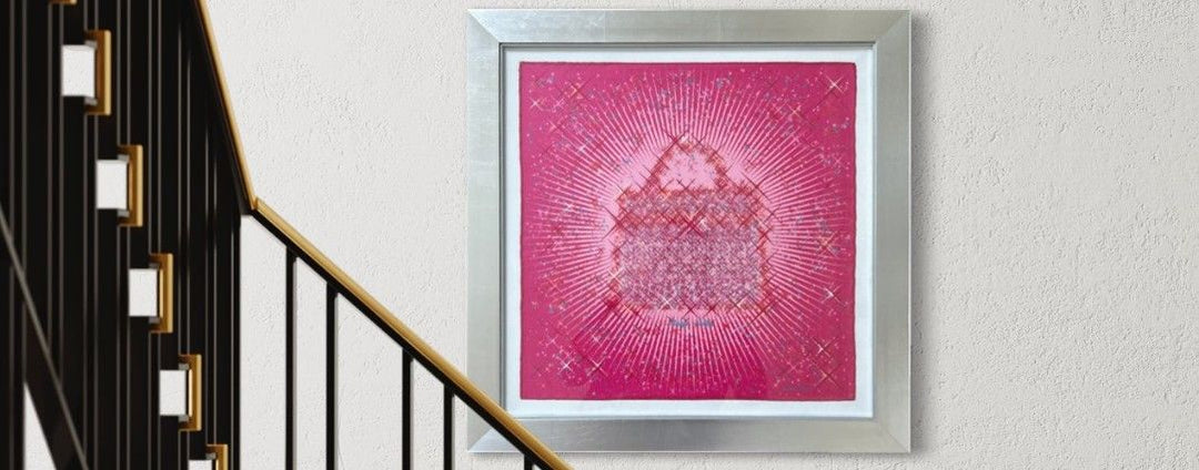 framed hermes scarves