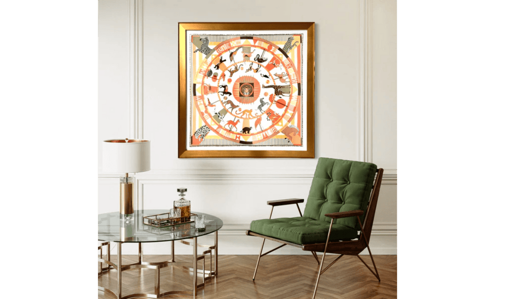 From Fashion to Interiors: Decorating with Vintage Hermès Scarves