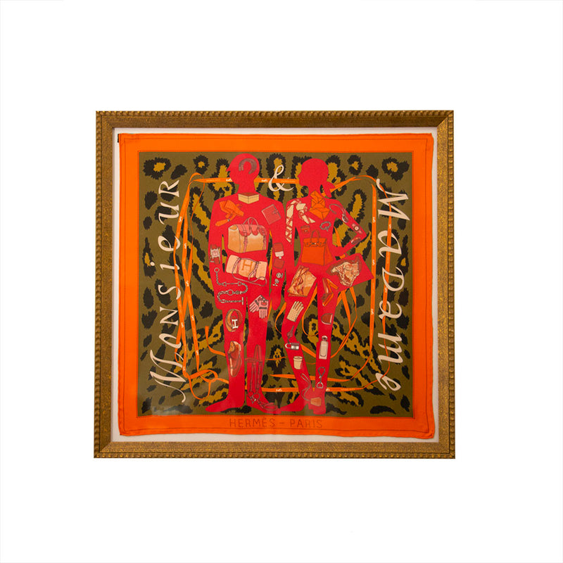 Framed Scarves 40" or larger