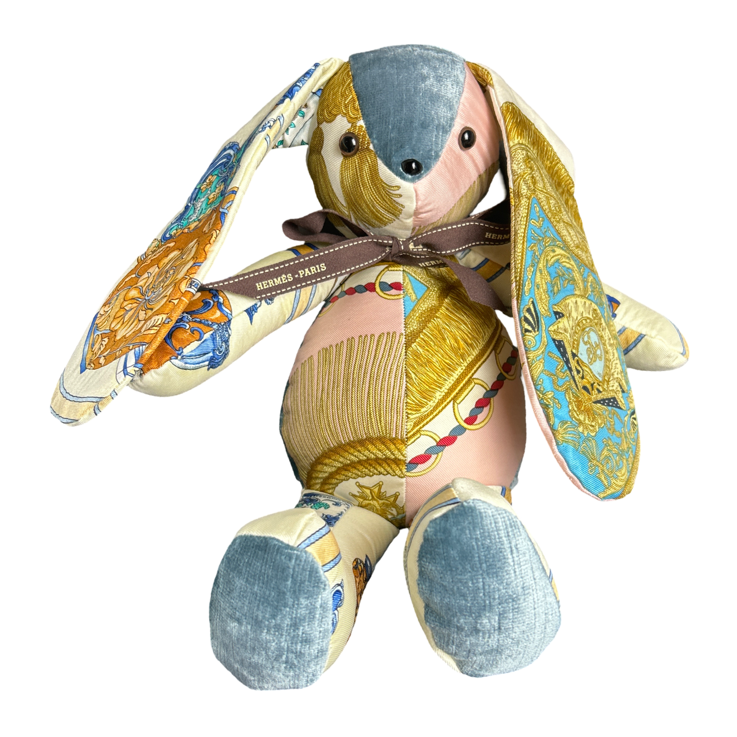 Hermes Qu'Importe le Flacon Scarf Patchwork Bunny