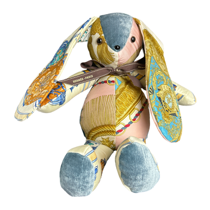 Hermes Qu'Importe le Flacon Scarf Patchwork Bunny