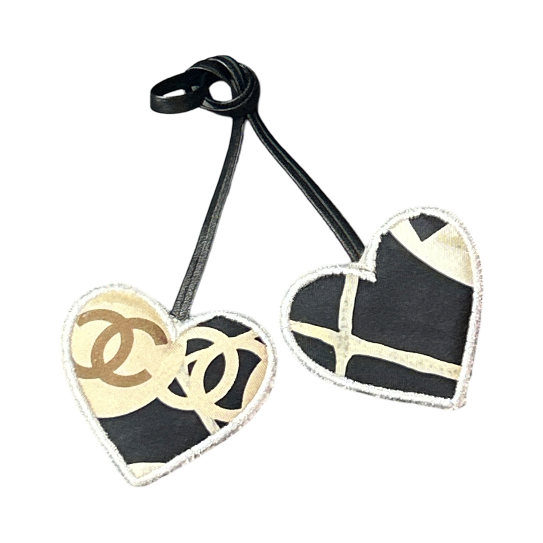 Chanel CC Logo Scarf Chanel Bag Charm at Vintage Luxe Up